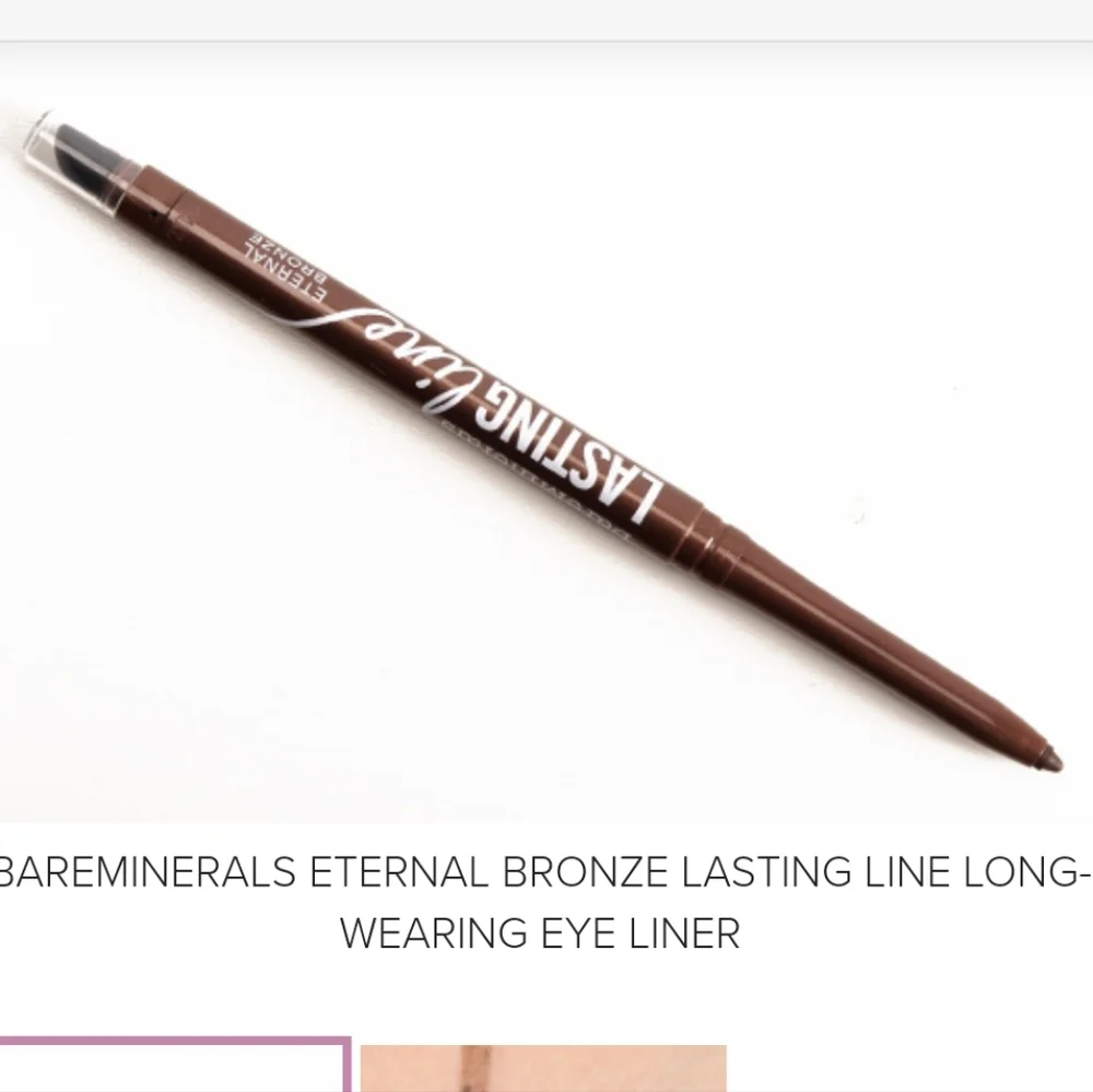 ❇️ETERNAL BRONZE BareMinerals DISCONTINUED Lasting Eyeliner NWT